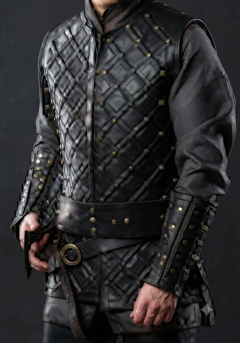 Armure corps cuir - de, en