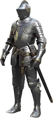 Armure combat médiévale - armure, de
